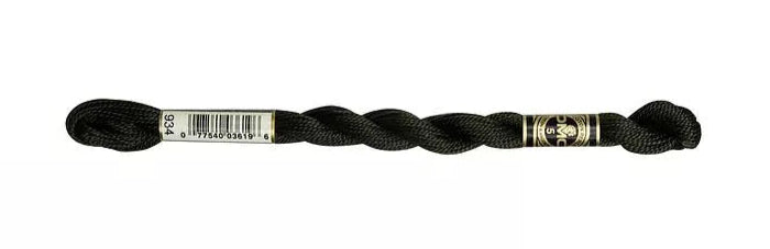 DMC Pearl Cotton | 934 Seaweed
