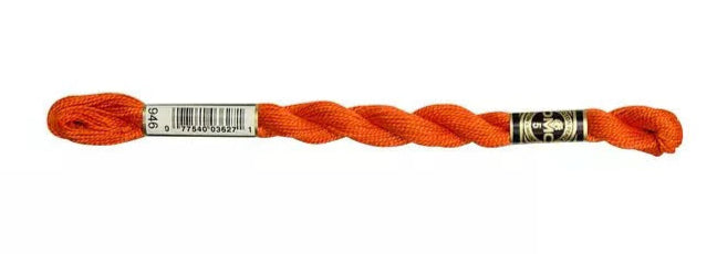 DMC Pearl Cotton | 946 Fire