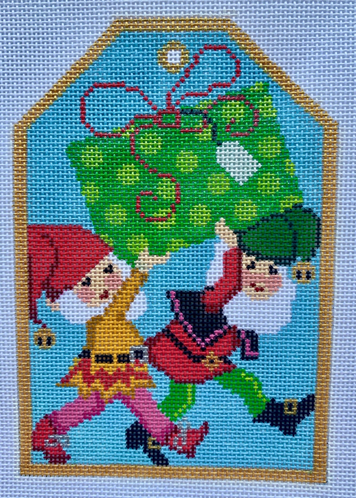 Gift Tags Christmas Elves