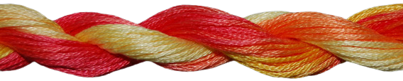 ThreadworX Overdyed Floss | 1107 Wild Fires