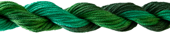 ThreadworX Overdyed Floss | 10585 Green River