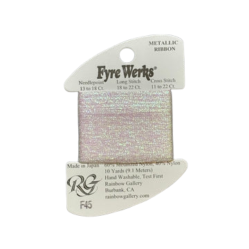 Fyre Werks Metallic Ribbon | F45 White Pearl 2