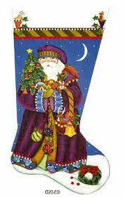Fancy Santa Stocking