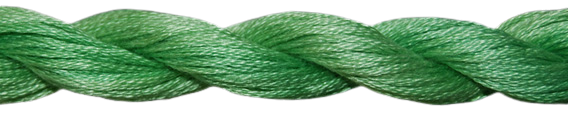 ThreadworX Overdyed Floss | 1045 Green Apples