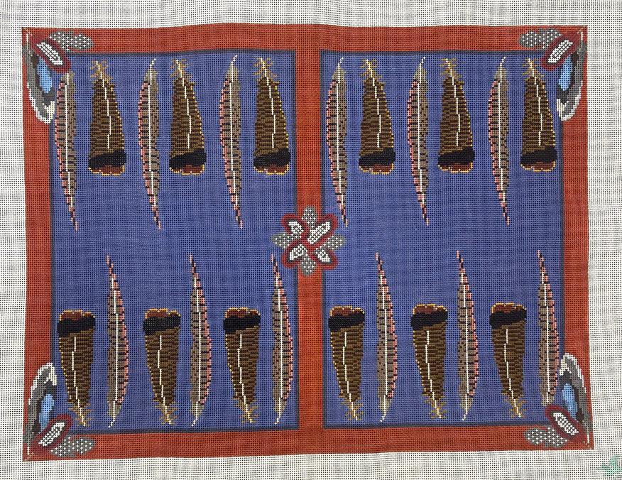 Feather Backgammon Board