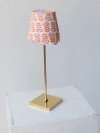 Blocked Begonia Lampshade