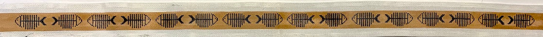Xray Fish Belt Camel Black