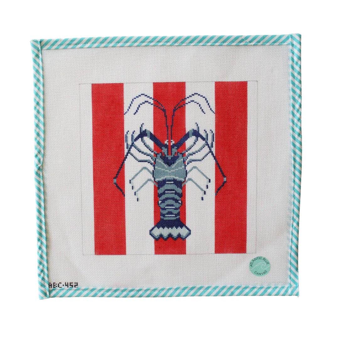 Florida Lobster on Red Stripes