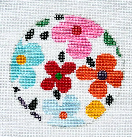 Flower Power Rainbow Round