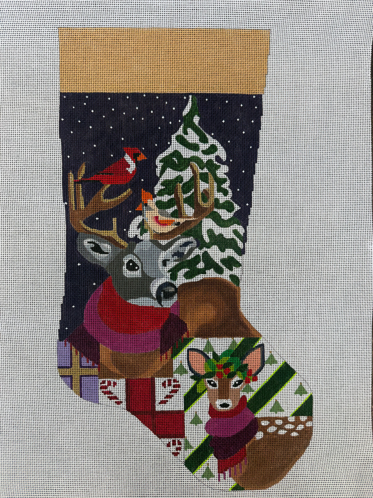 Forest Christmas Stocking