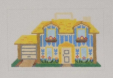 Fisher Price Yellow & Blue House