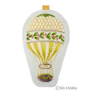 Gold Holly Holiday Balloon