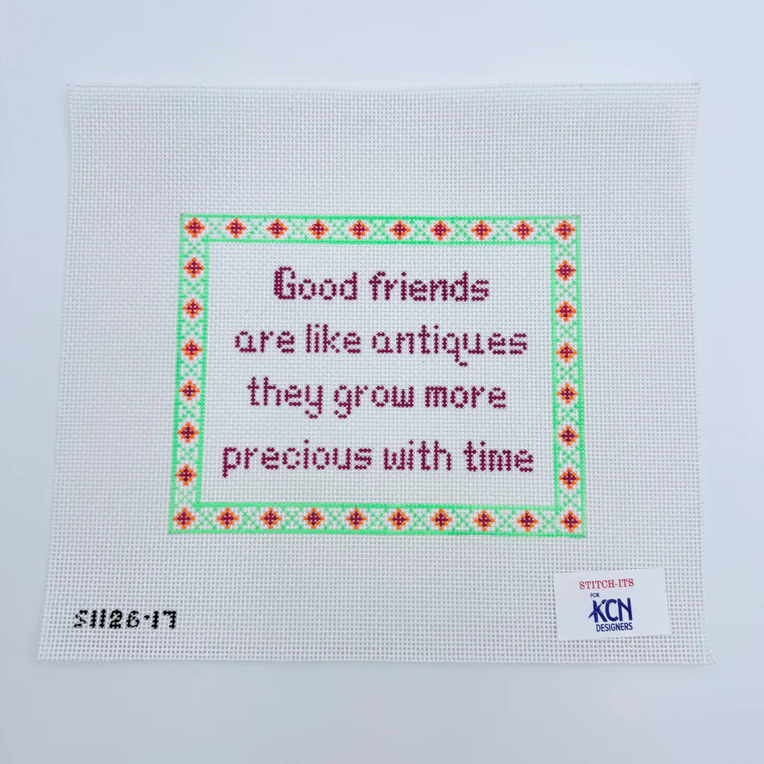 Good friends are like antiques...