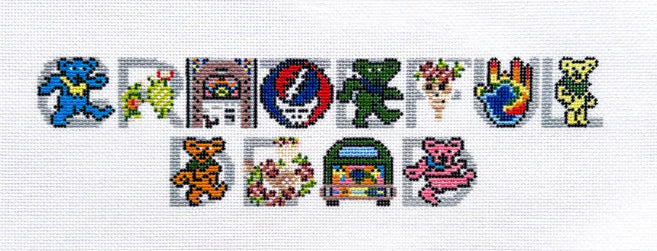 Grateful Dead Mini – Seaside Needlepoint