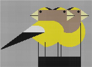 GREGARIOUS GROSBEAKS