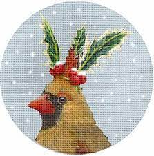 Cardinal-Holly Crown