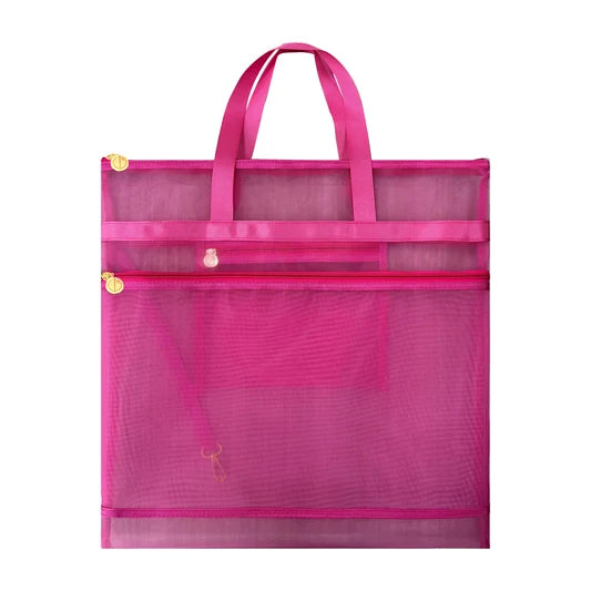 Project Bag - Double Zip with Handles 18" x 18"