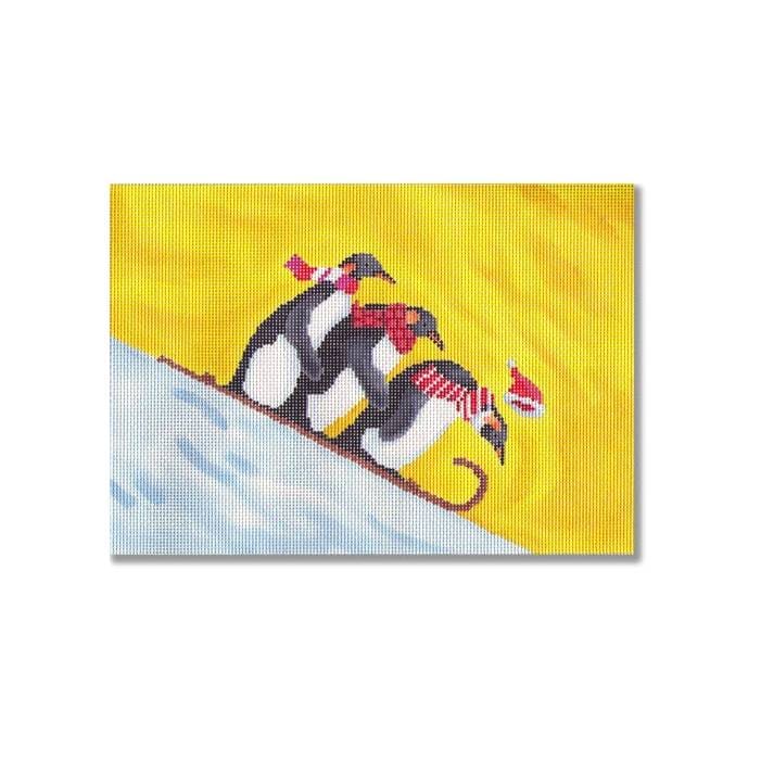 Penguins Sledding-Trunk Show