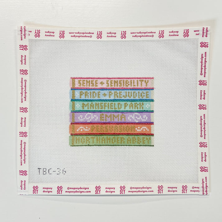 The Book Canvas - Jane Austen Book Stack