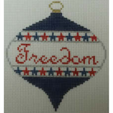 Freedom Bauble with Stars on Navy