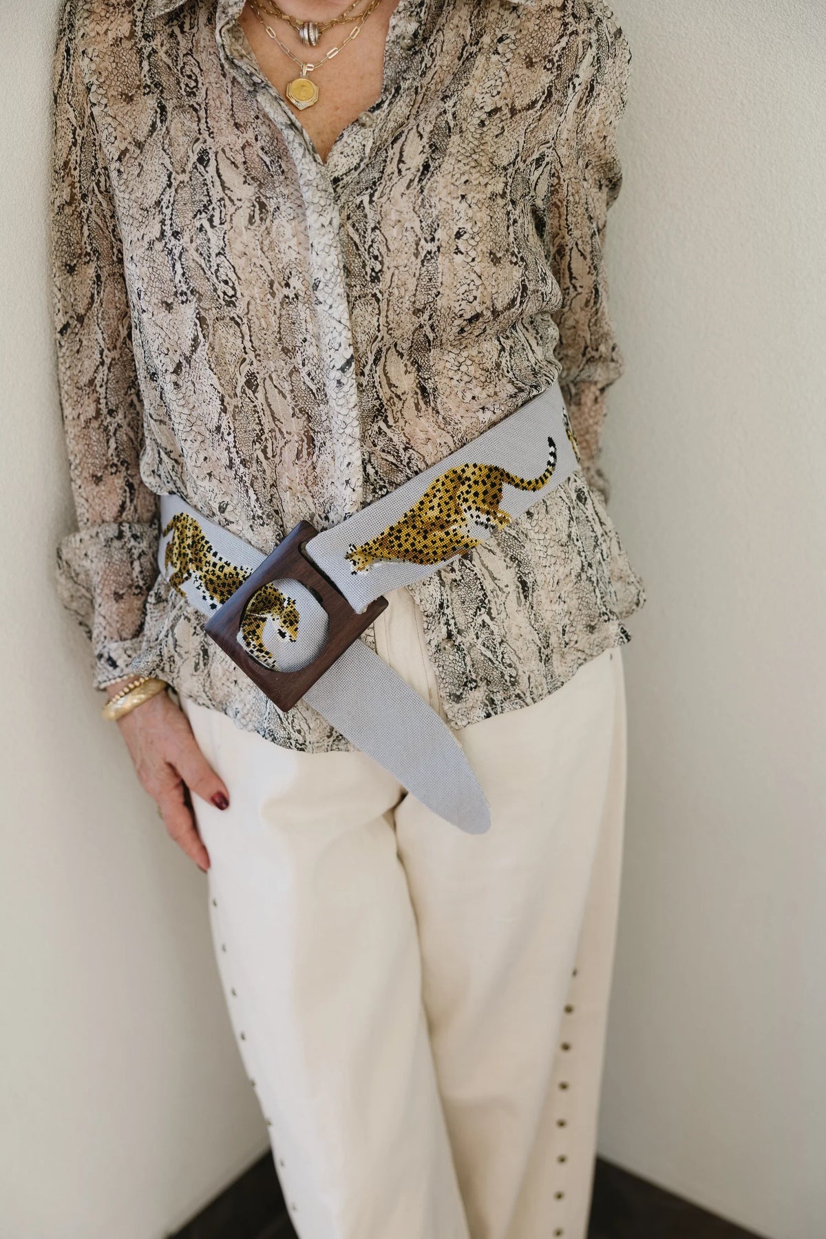 Leopard Boho Belt