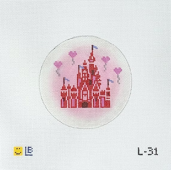 Love Castle with Heart Balloons