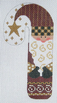 Maroon Santa w/ Gold Star