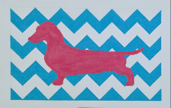Mod Dachshund Pillow