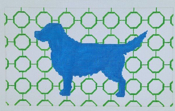 Mod Golden Retriever Pillow