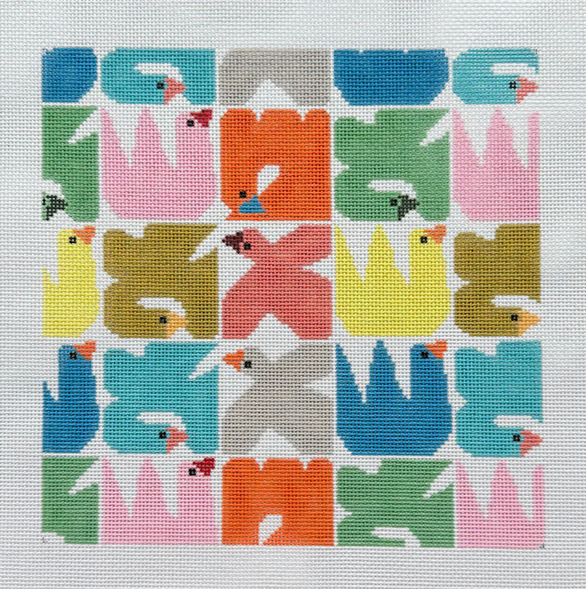Multi Colored Birds