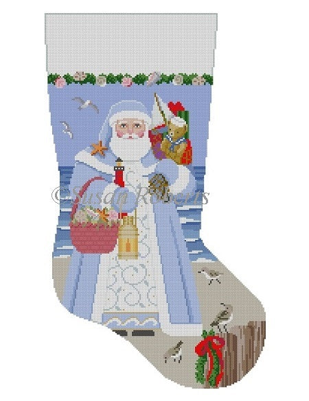 Nautical Santa - Blue