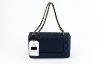 Navy Luxury Leather Purse - The Efsun Collection