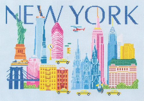 New York Travel Pillow