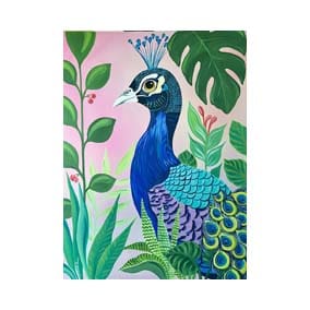 Peacock Pillow