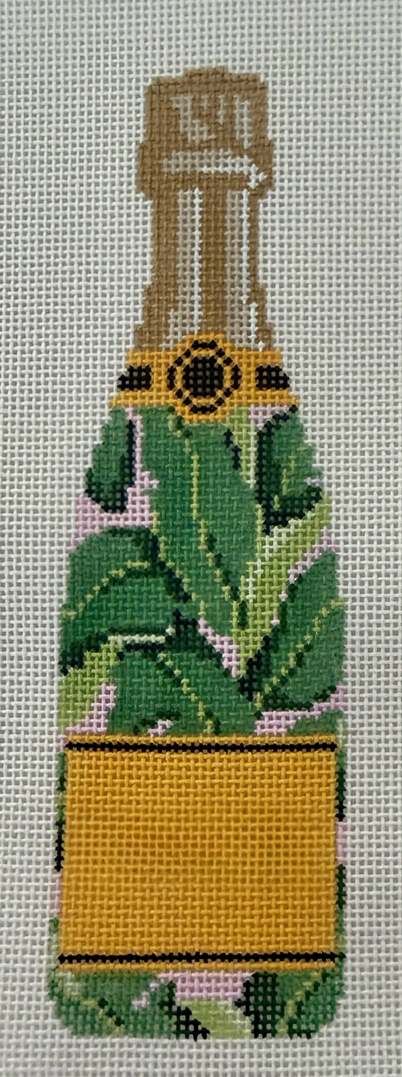 Banana Leaf Champagne Bottle