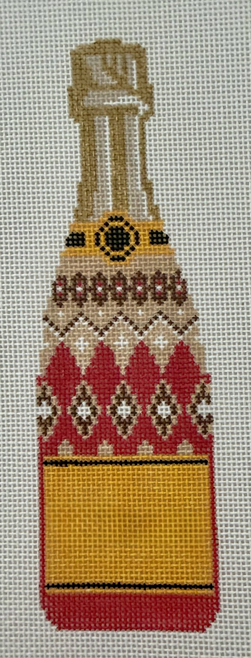 Fair Isle Champagne Bottle