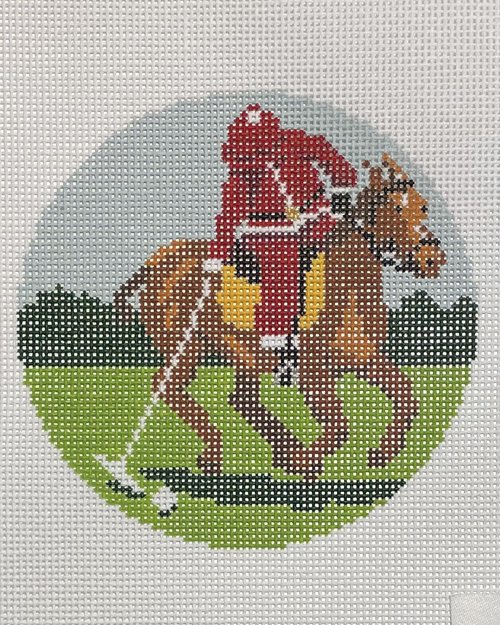 Polo Player Santa
