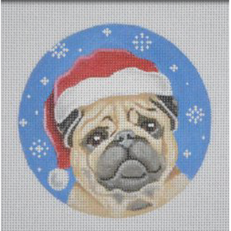 Pug Santa