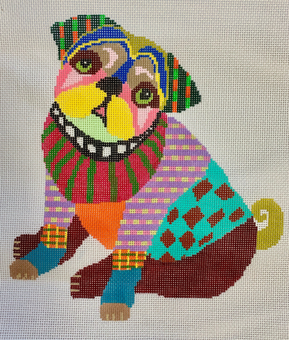 Colorful Pug