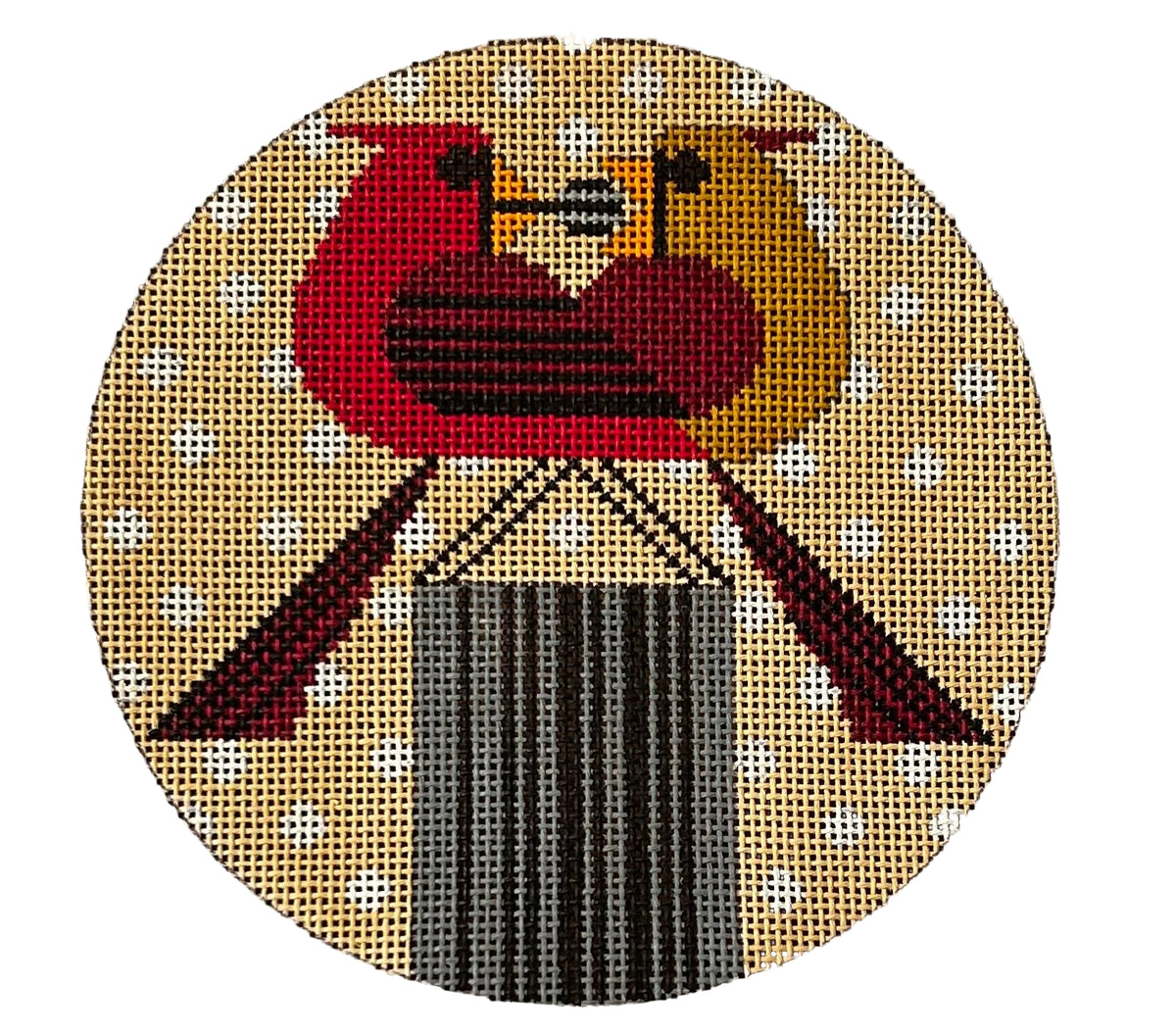 Red Bird Romance Ornament