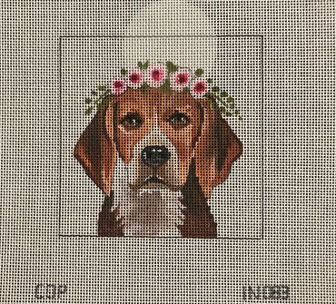 Harrier Hound w/ Floral Crown