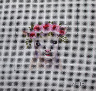 Baby Lamb w/ Floral Crown