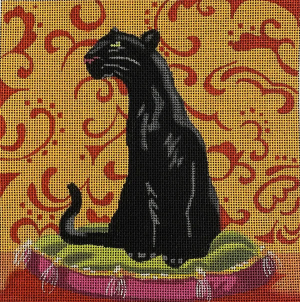 Panther on Pillow