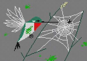 Ruby Throated Hummingbird-TS