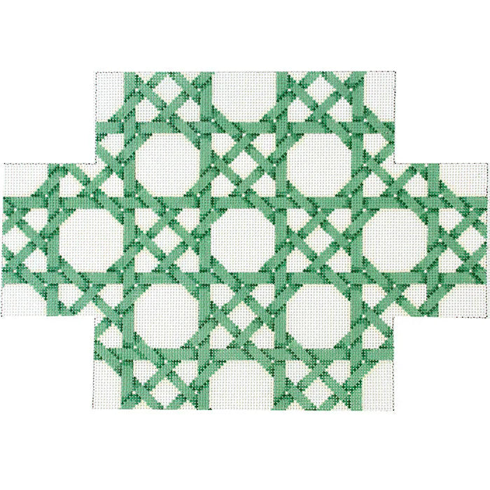 Sage Caning Pattern Brick