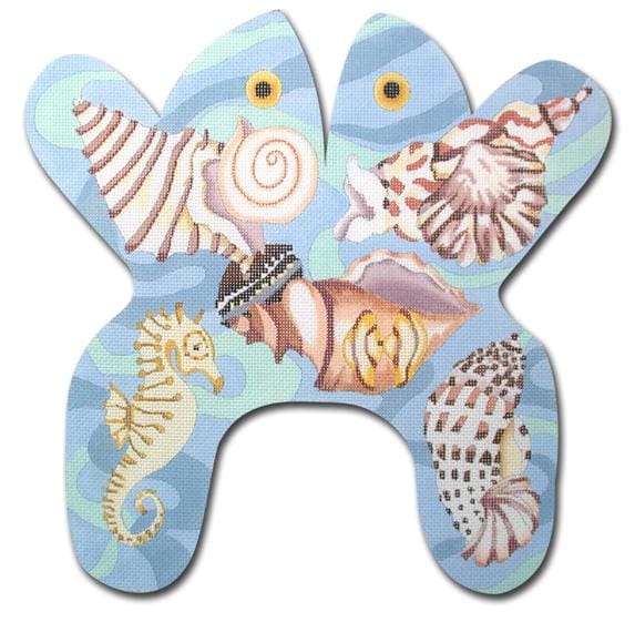 Shells & Water Frog Beanbag
