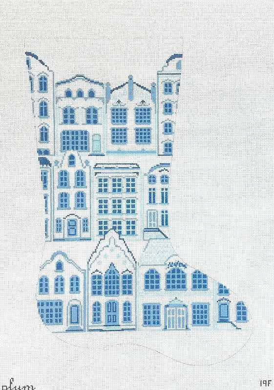 Delft House Stocking