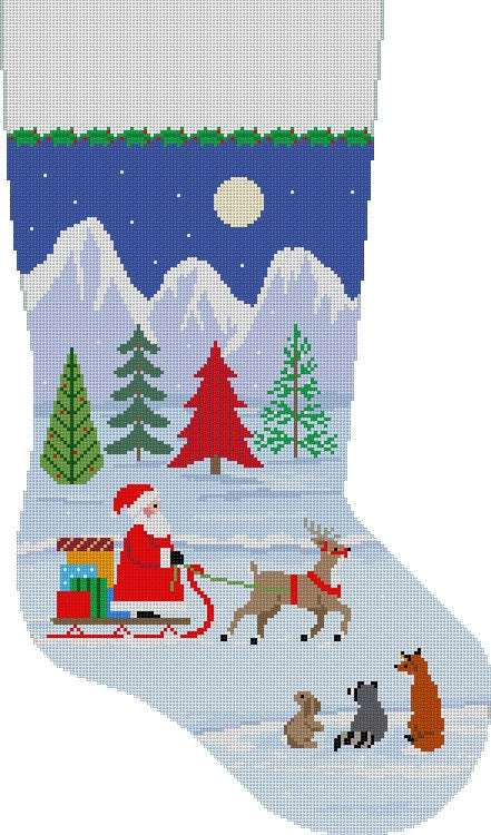 Sleigh Ride Delivery Stocking