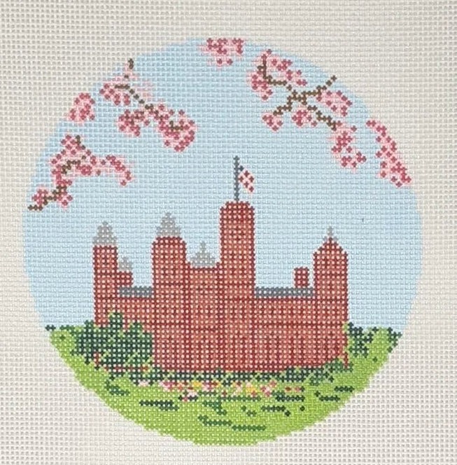 Smithsonian Castle with Cherry Blossoms