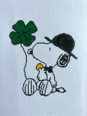 Snoopy with Shamrock